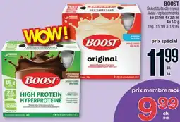 Jean Coutu BOOST Meal replacements offer