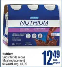 Jean Coutu PERSONNELLE Nutrium Meal replacement offer