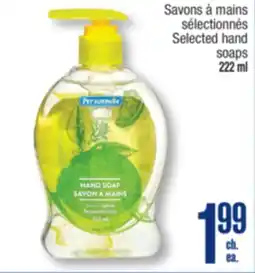Jean Coutu PERSONNELLE Selected hand soaps offer