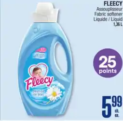 Jean Coutu FLEECY Fabric softener offer