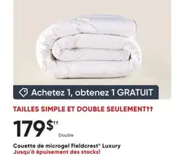 Dormez Vous Couette de microgel Fieldcrest Luxury offer
