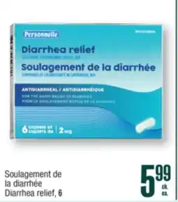 Jean Coutu PERSONNELLE Diarrhea relief offer