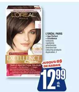 Jean Coutu L'ORÉAL PARIS Age Perfect, Excellence Selected hair colouring products offer