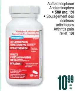 Jean Coutu PERSONELLE Acetaminophen Arthritis pain relief offer