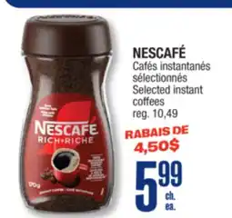 Jean Coutu NESCAFÉ Selected instant coffees offer