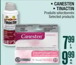 Jean Coutu CANESTEN, TINACTIN Selected products offer