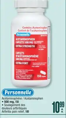 Jean Coutu PERSONNELLE Acetaminophen offer