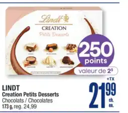 Jean Coutu LINDT Creation Petits Desserts Chocolats offer