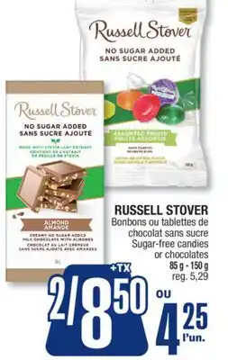 Jean Coutu RUSSELL STOVER Sugar-free candies or chocolates offer