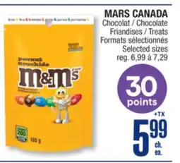 Jean Coutu MARS CANADA Chocolate Treats offer