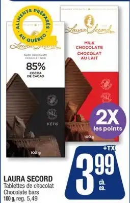 Jean Coutu LAURA SECORD Chocolate bars offer