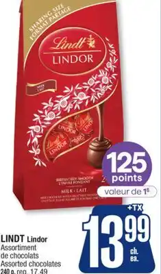 Jean Coutu LINDT Lindor Assorted chocolates offer