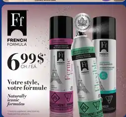Jean Coutu FRENCH FORMULA Votre style, votre formule Naturally iconic formulas offer