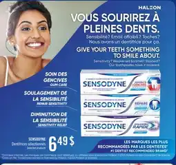 Jean Coutu SENSODYNE Selected products offer