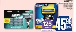 Jean Coutu GILLETTE Selected blade cartridges offer
