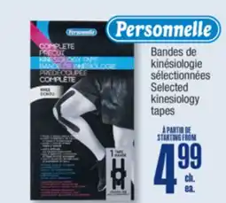 Jean Coutu PERSONNELLE Selected kinesiology tapes offer