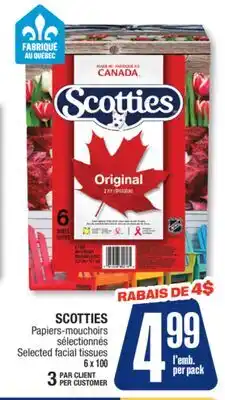 Jean Coutu SCOTTIES Selected facial tissues offer