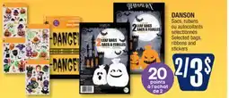 Jean Coutu DANSON Selected bags, ribbons and stickers offer