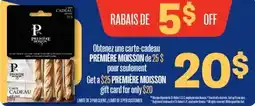 Jean Coutu PREMIÈRE MOISSON gift card offer