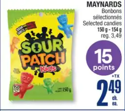 Jean Coutu MAYNARDS Selected candies offer