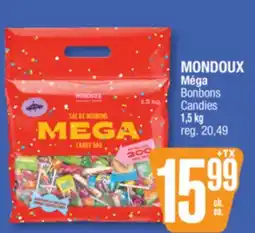 Jean Coutu MONDOUX Méga Candies offer