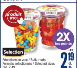 Jean Coutu SELECTION Chocolate bars offer