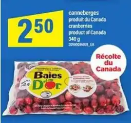 Maxi Baies d'Or Canneberges offer