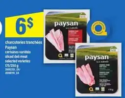 Maxi Paysan charcuteries tranchées offer