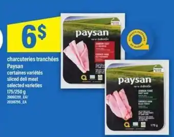Maxi Paysan charcuteries tranchées offer