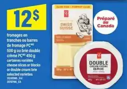 Maxi fromages en tranches ou barres de fromage PC offer