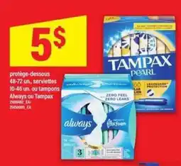 Maxi Always ou Tampax offer