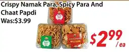 Ample Food Market Crispy Namak Para, Spicy Para And Chaat Papdi offer