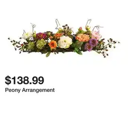 Wayfair Peony Arrangement offer