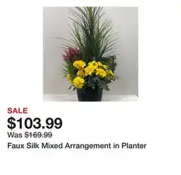 Wayfair Faux Silk Mixed Arrangement in Planter offer