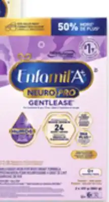 Walmart Enfamil A+ NeuroPro Gentlease 2 x 431 g powder formula refill offer