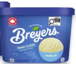 Walmart Breyers frozen dessert tub offer