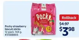 Walmart Pocky strawberry biscuit sticks offer