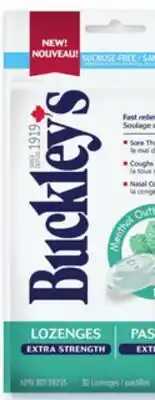 Walmart Buckley's lozenges 30s offer
