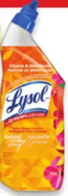 Walmart Lysol toilet bowl cleaner 710 mL offer