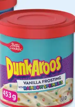 Walmart Betty Crocker Dunkaroos vanilla frosting 453 g offer