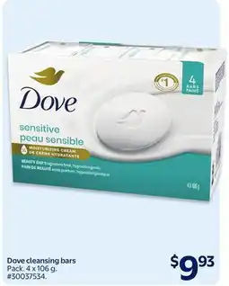 Walmart Dove cleansing bars offer