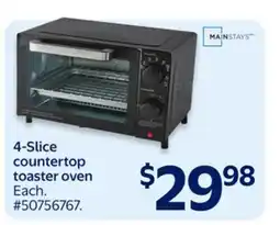 Walmart 4-Slice countertop toaster oven offer