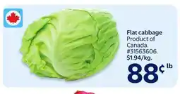 Walmart Flat cabbage offer