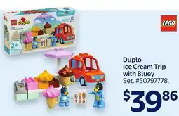 Walmart Duplo Ice Cream Trip with Bluey offer