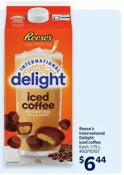Walmart Reese's International Delight iced coffee offer