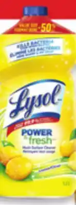 Walmart Lysol all purpose triggers 650 mL offer