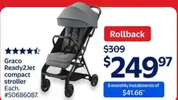 Walmart Graco Ready2Jet compact stroller offer