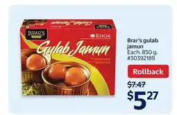 Walmart Brar's gulab jamun offer