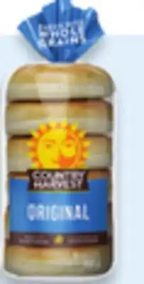 Walmart Country Harvest grain bread or bagels offer