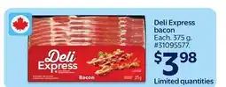 Walmart Deli Express bacon offer